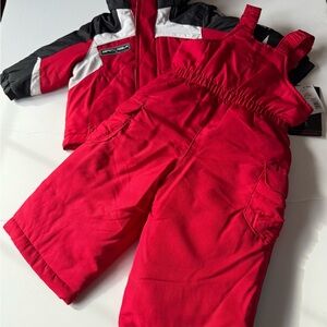 New boys 12 months snowsuit set